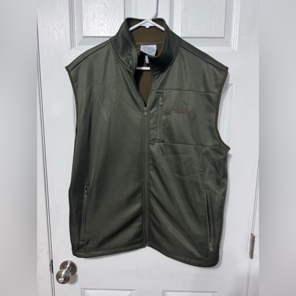 Men's Olive Green Ducks Unlimited Vest